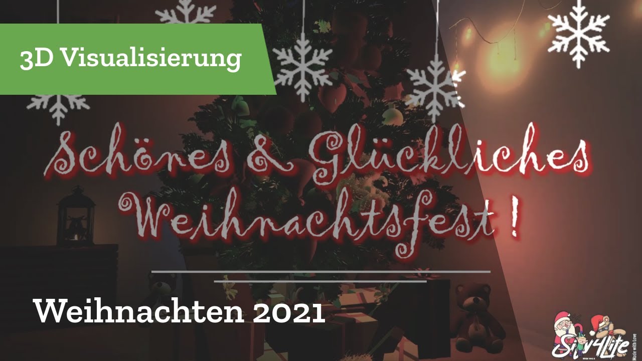 Read more about the article Schöne Weihnachten 2021 – 3D Visualisierung