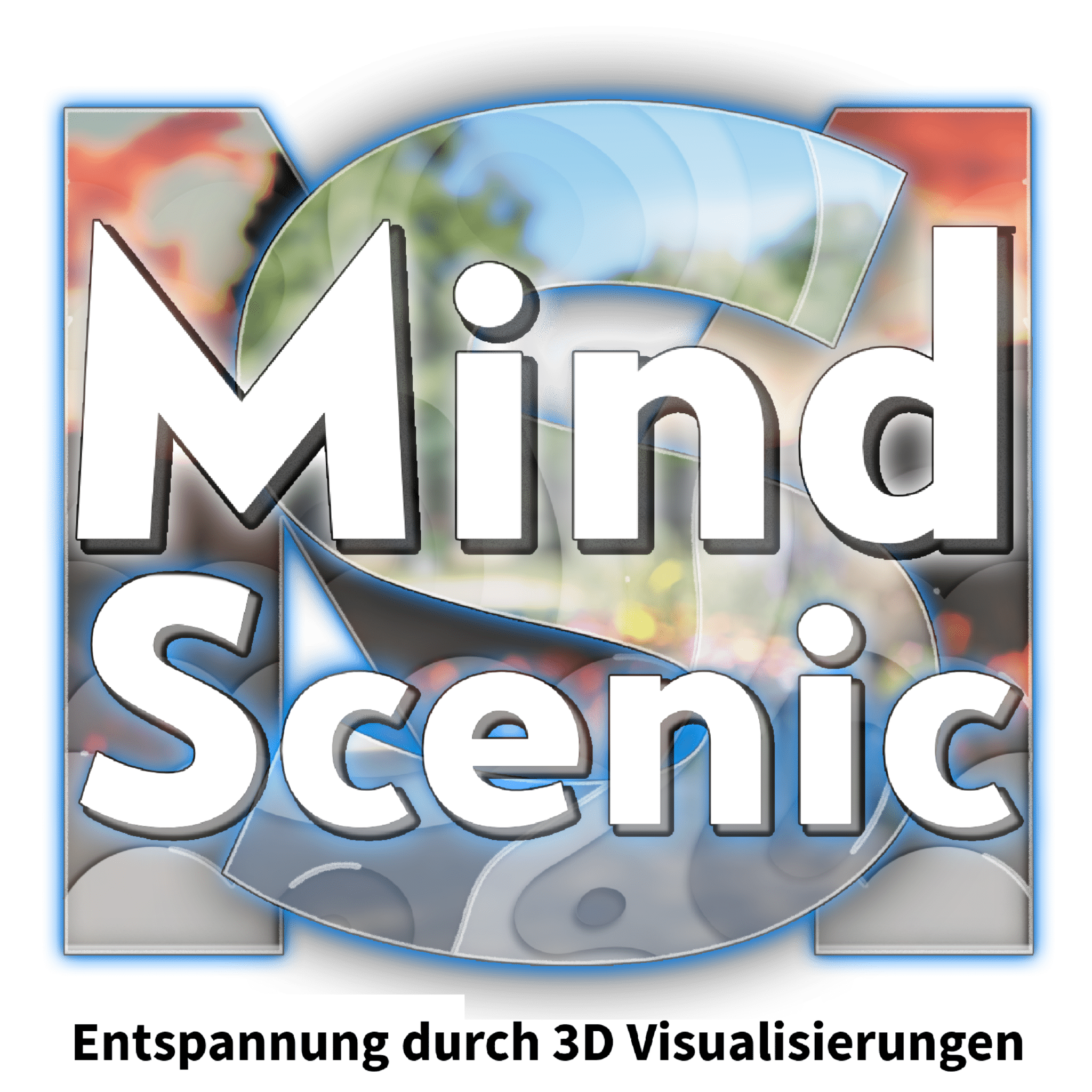 MindScenic - Entspannung durch 3D Visualisierungen [Logo]
